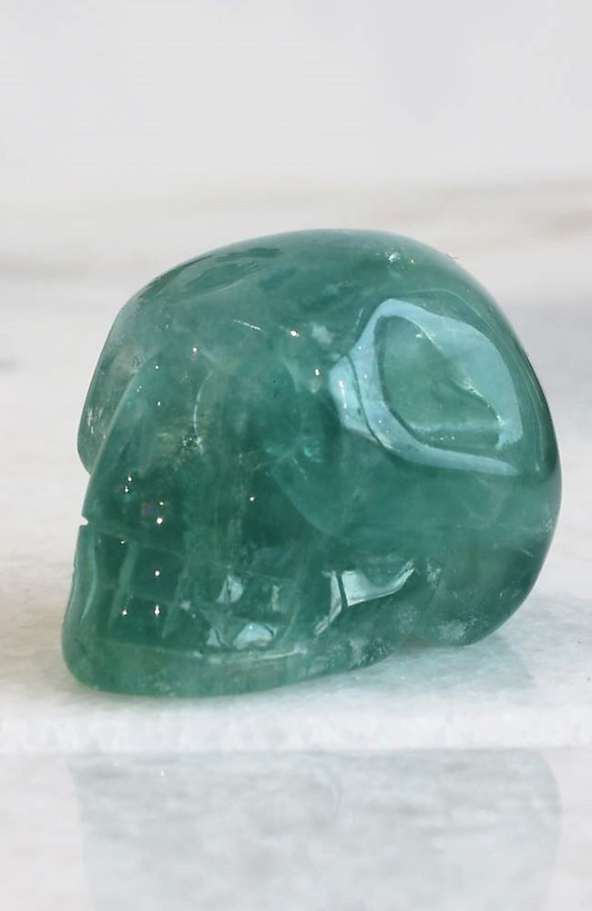 Blue Fluorite Skull